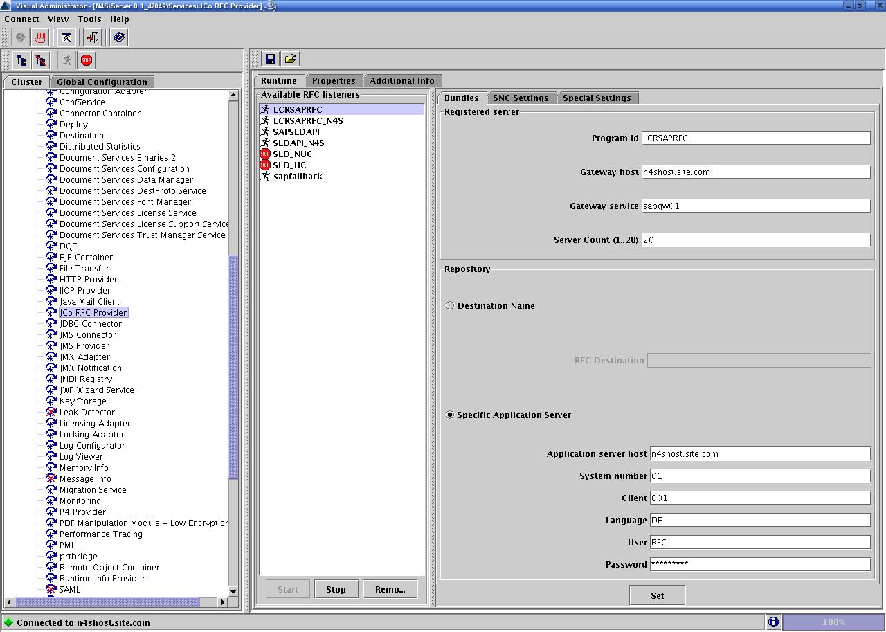 SLES10SP1_x64_Athlon_X2_5600_N4S_Visual_Administrator_JCO_RFC