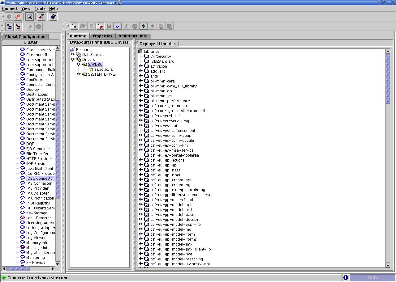 SLES10SP1_x64_Athlon_X2_5600_N4S_Visual_Administrator_JDBC_Driver_MaxDB